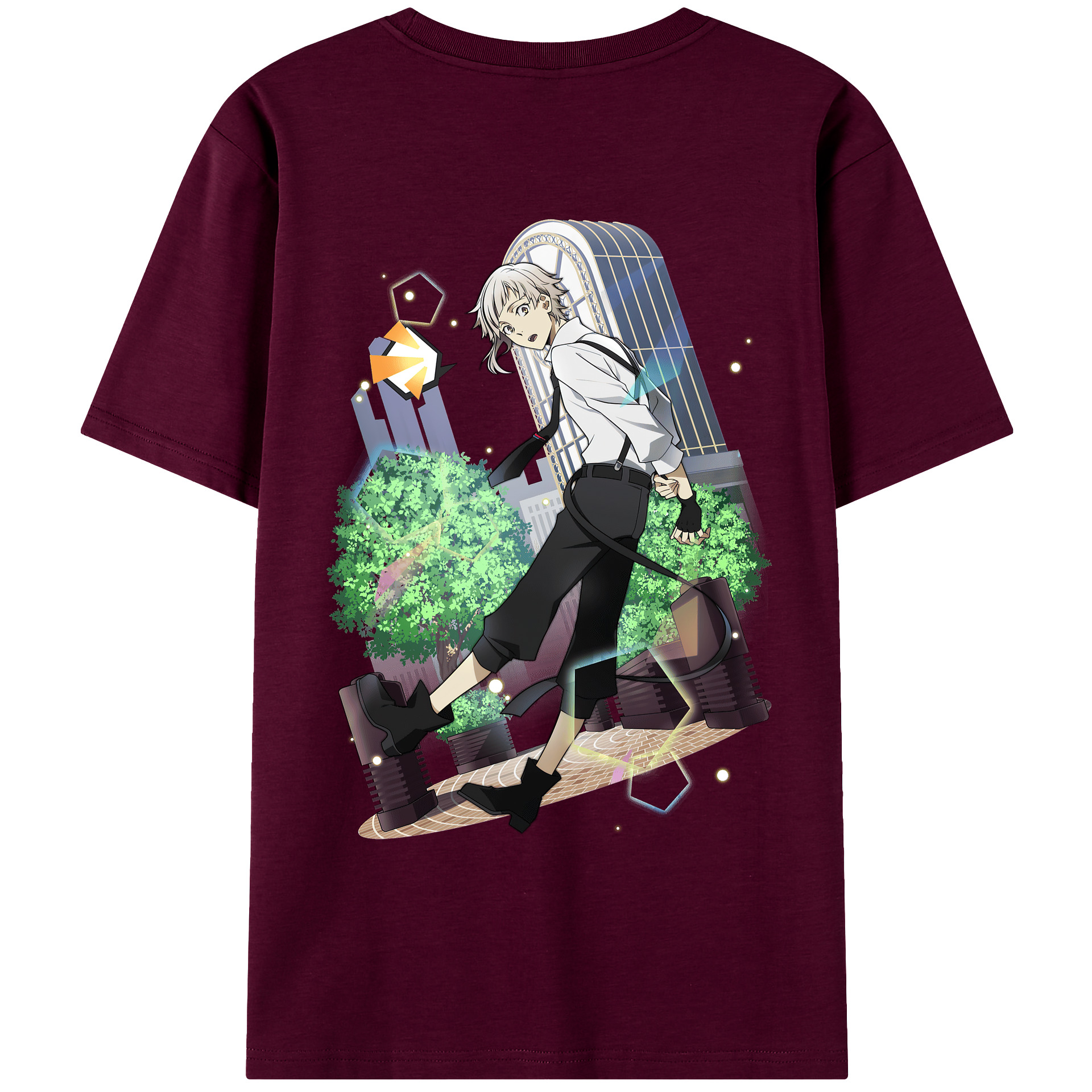 （画像用） 文豪ストレイドッグス Bungo Stray Dogs レディース半袖Tシャツ(バックプリント)